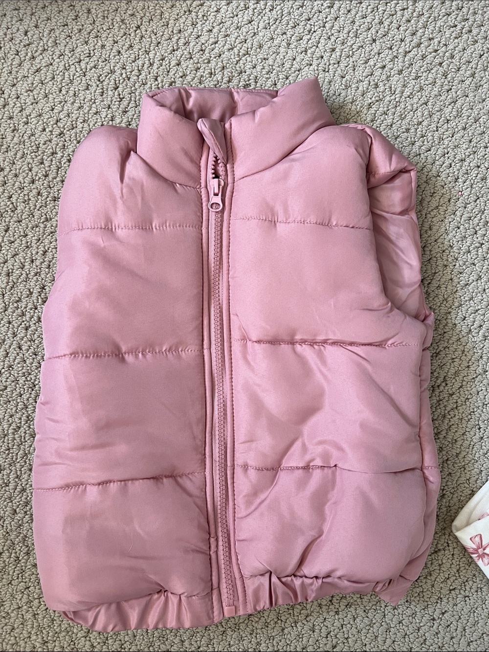 Sincerly Jules Kids Lounge Set with Vest - White with Pink and Blue Bows - Picture 7 of 8
